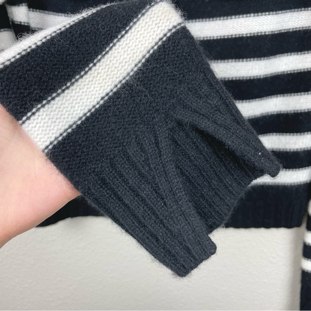 Anthropologie Maeve Women's Small Cashmere Crop Cardigan Sweater Parisian Style - Picture 5 of 16